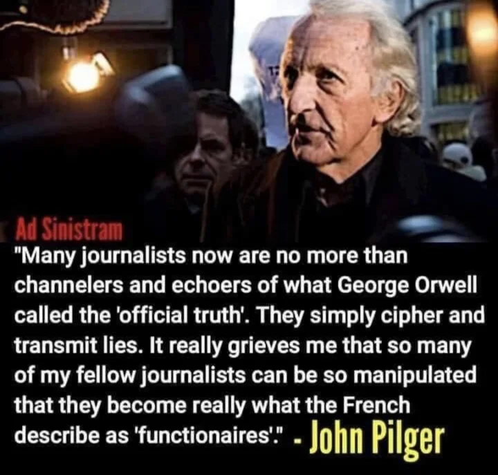 Many journalists now are no more than channelers